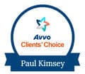 Avvo Clients' Choice Paul Kimsey